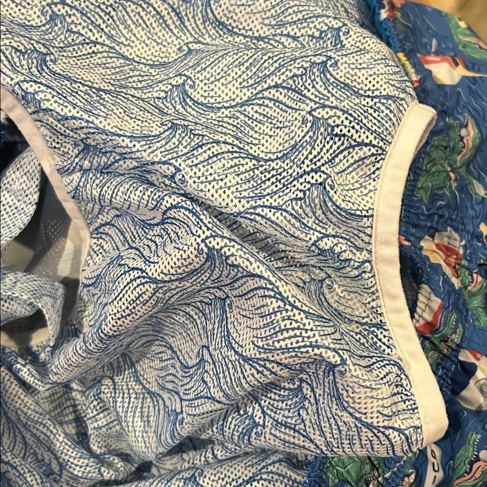 Peter Millar Men’s Size Large Crown Golf Gator Gimmie Swim‎ Trunks EUC